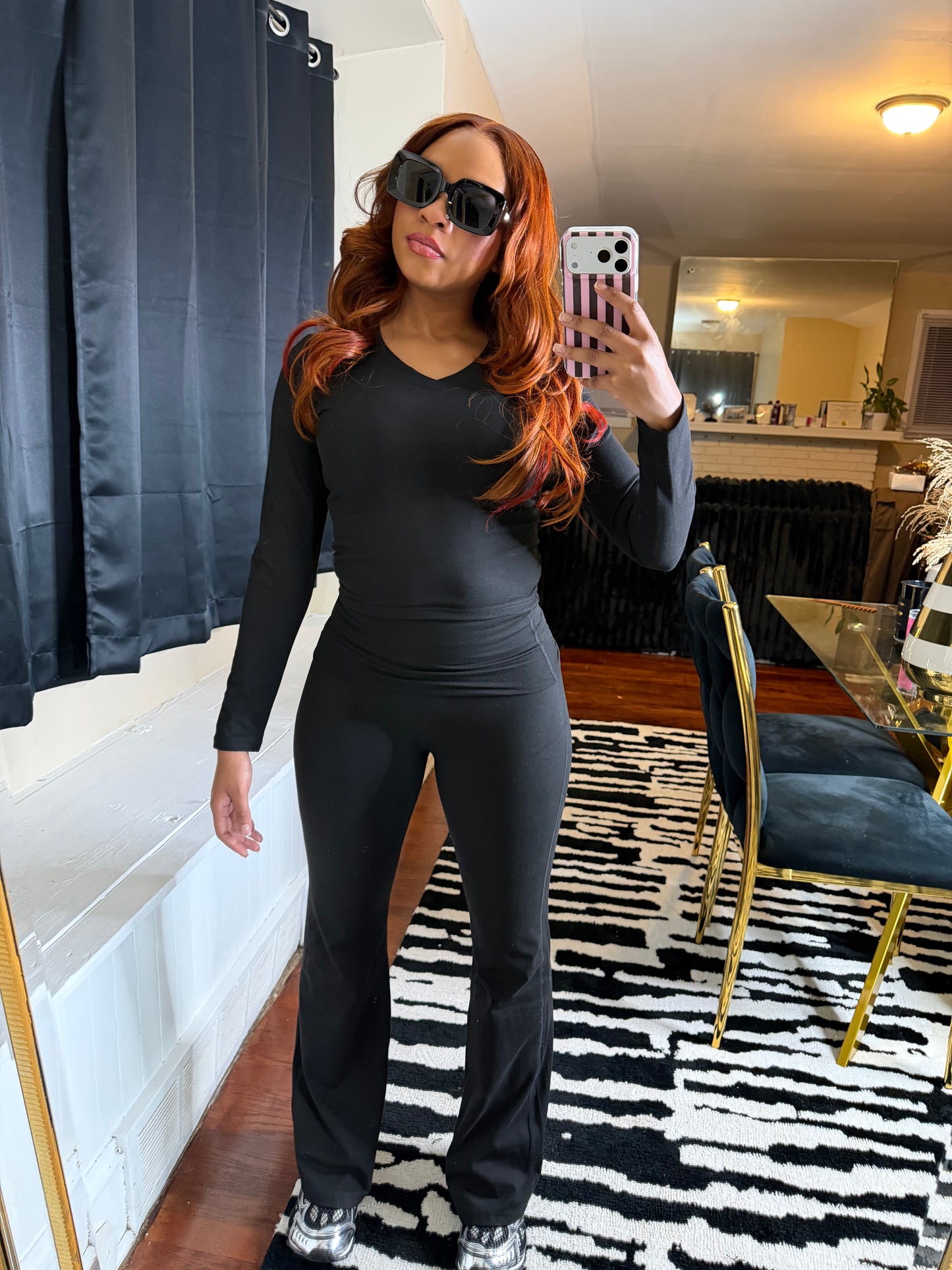 Luxe Yoga Pant Set - Black